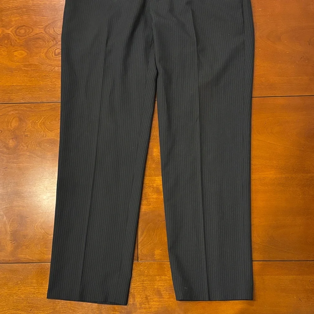 JF J.Ferrar Charcoal Pinstripe Suit. GUC‎